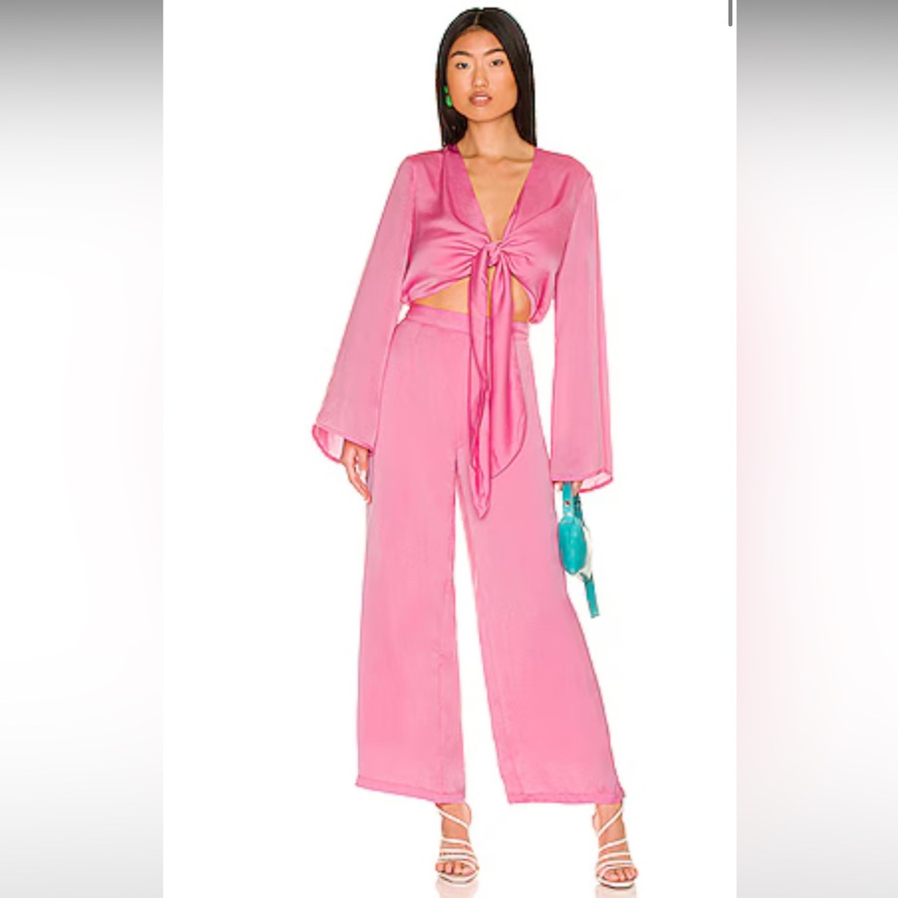 NWT x REVOLVE Pluto Jumpsuit in Fuchsia